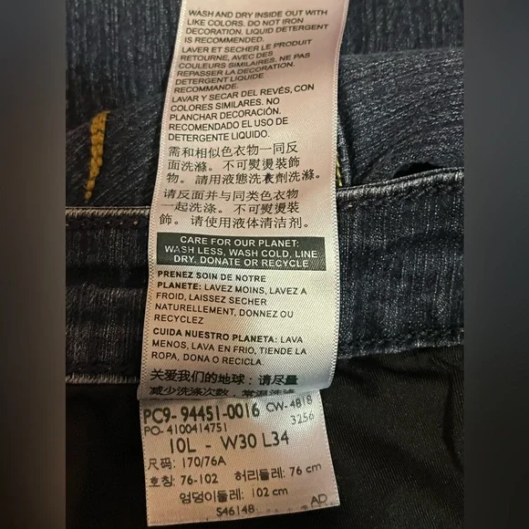 Signature Levi Strauss Bold Totally Shaping Skinny Jeans. Size 10L W30 L34 - Picture 7 of 13